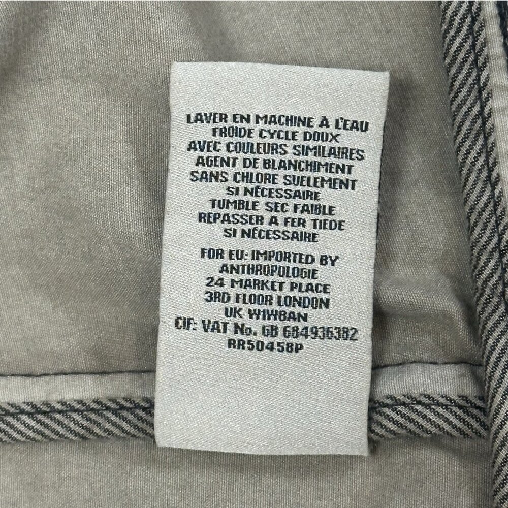 Marrakech Anthropologie Camo Cropped Utility Jacket Women’s Small Cotton Stretch - Picture 9 of 10